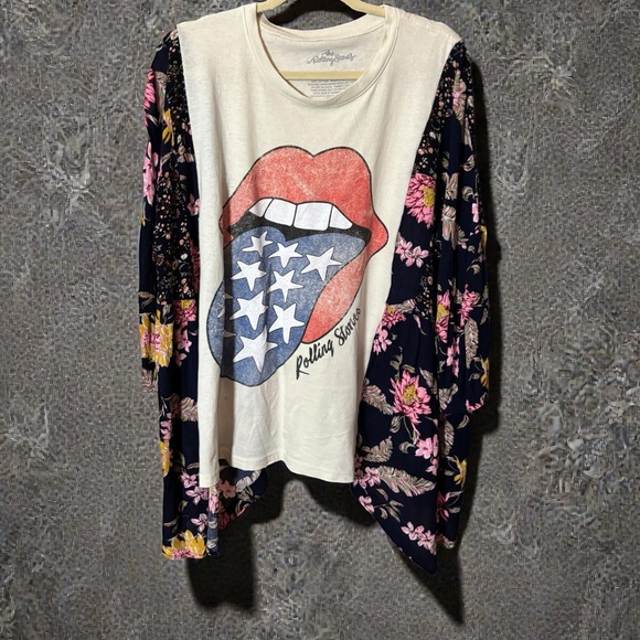 Tops - Rolling Stones Upcycle